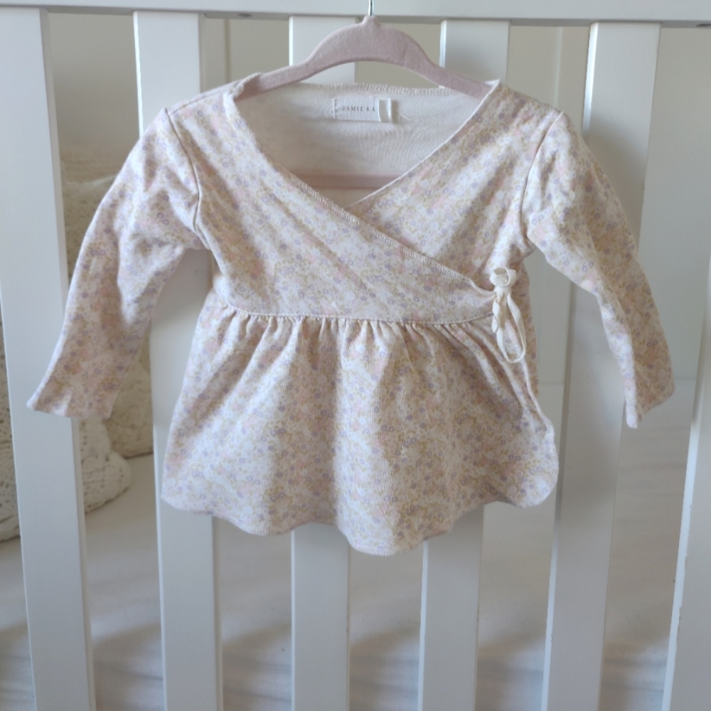 Jamie Kay wrap top 3-6 Months floral